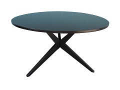 Ebonized Walnut Dining Table by Hans Bellman for Knoll