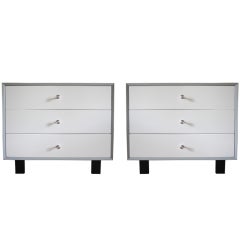 Pair of Dressers/Nightstands by George Nelson for Herman Miller