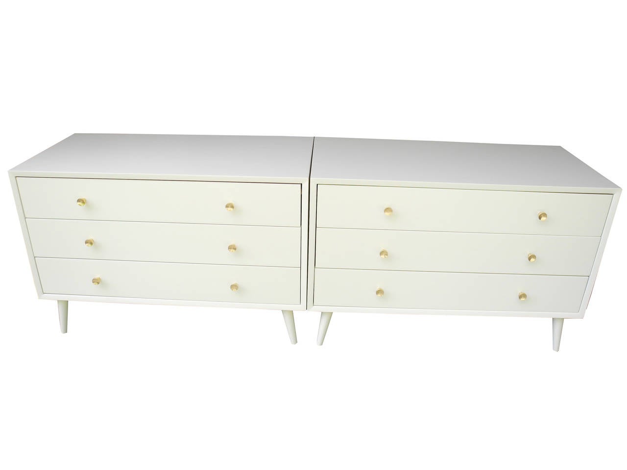 American Mid-Century Modern Dressers/Nightstands by Morris Sanders for Mengel Module