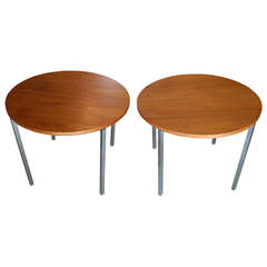 Pair of Florence Knoll Side Tables by Knoll