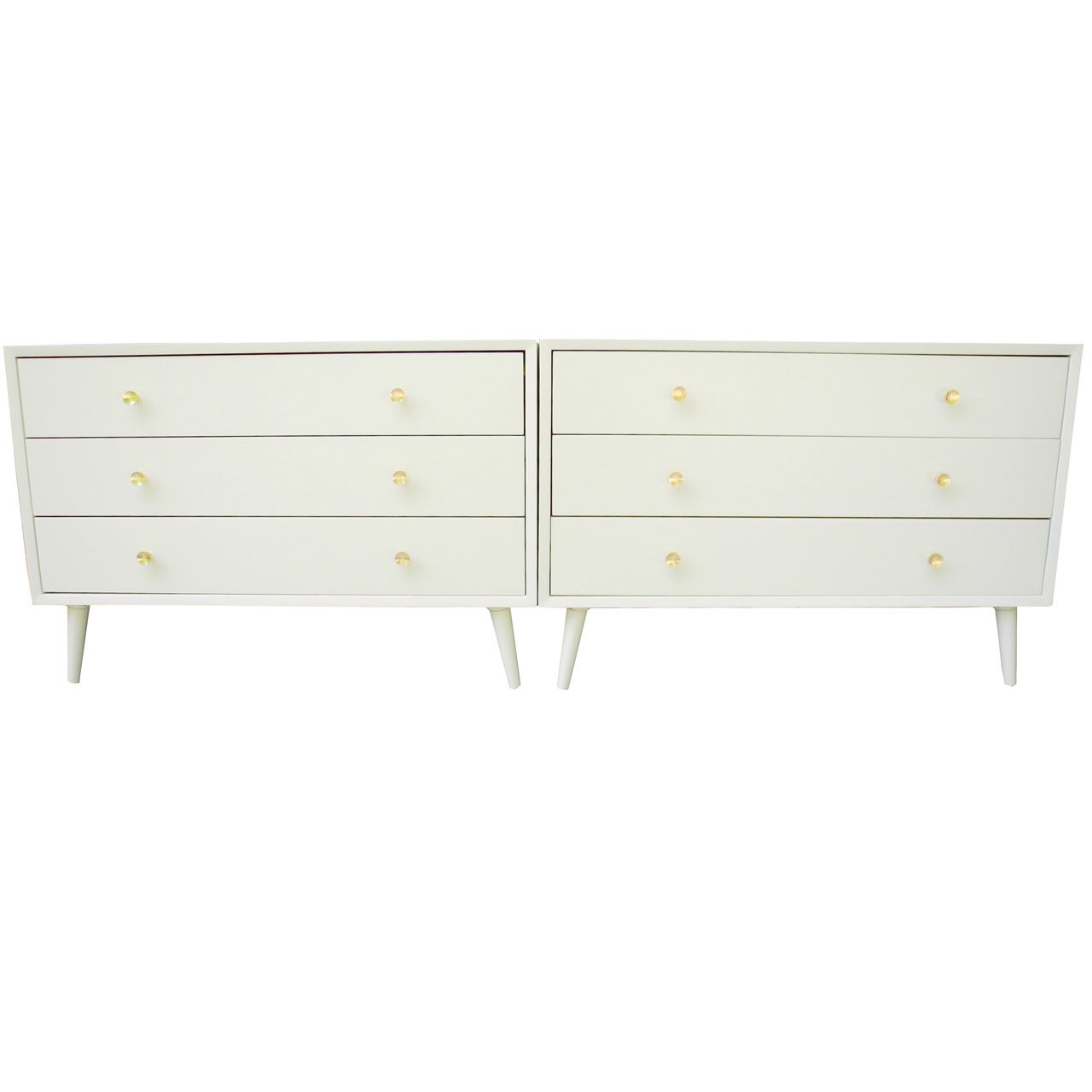 Mid-Century Modern Dressers/Nightstands by Morris Sanders for Mengel Module