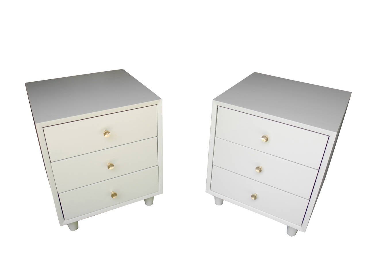 Modern Pair of Morris Sanders for Mengel Module Night Stands
