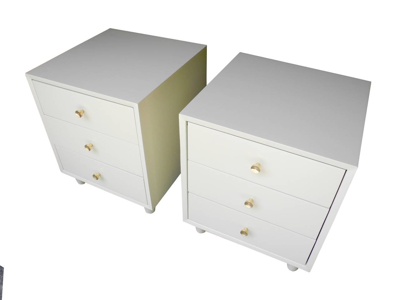American Pair of Morris Sanders for Mengel Module Night Stands