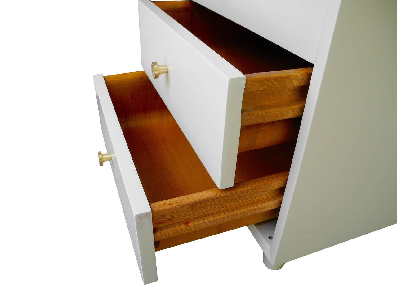 Mahogany Pair of Morris Sanders for Mengel Module Night Stands