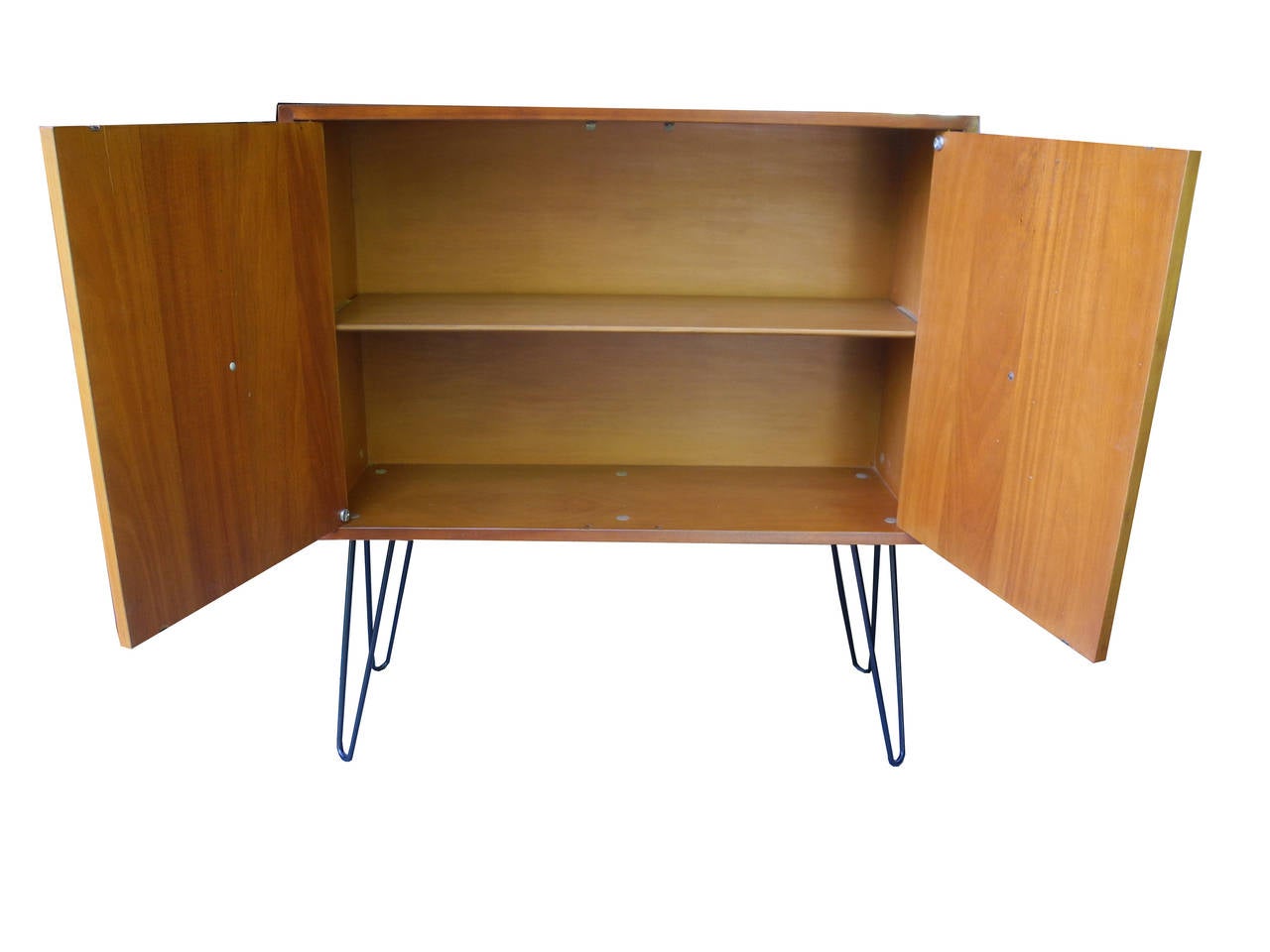 20th Century Mid-Century Modern Mahogany Storage Cabinet by Morris Sanders for Mengel Module For Sale