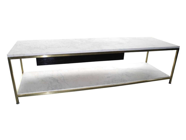 Paul McCobb Marble Coffee Table In Good Condition In Hudson, NY