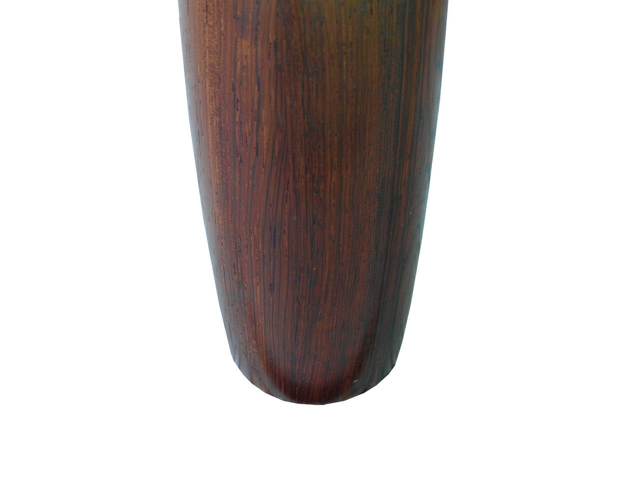 Mid-Century Modern Danish Modern Brazilian Solid Rosewood Single Table or Desk Lamp For Sale