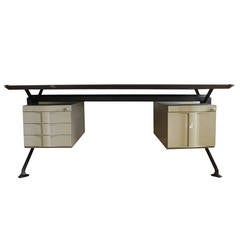Modern Industrial Architectural Arco Series Desk by Studio BBPR for Olivetti