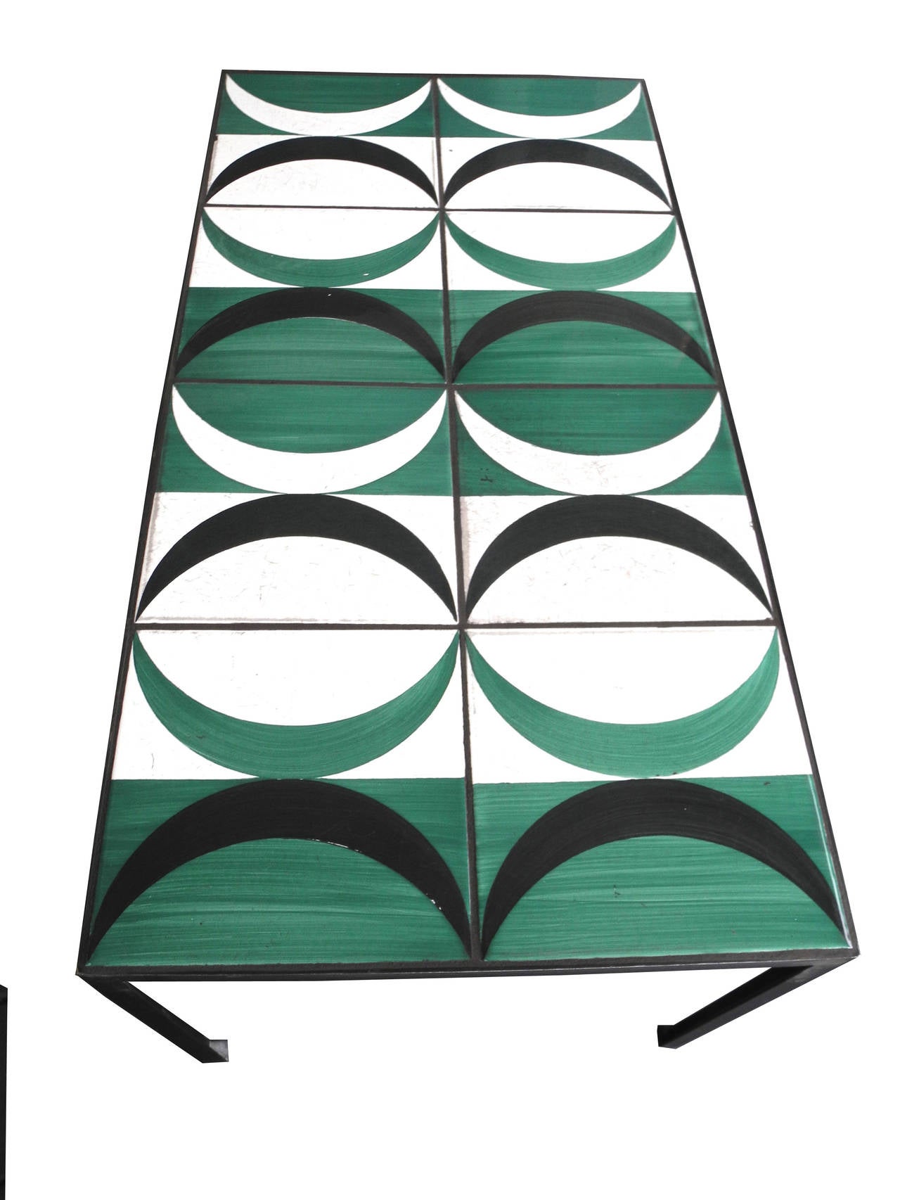 Ceramic Modern Coffee Table, Side Table with Original Gio Ponti Tiles, Italy