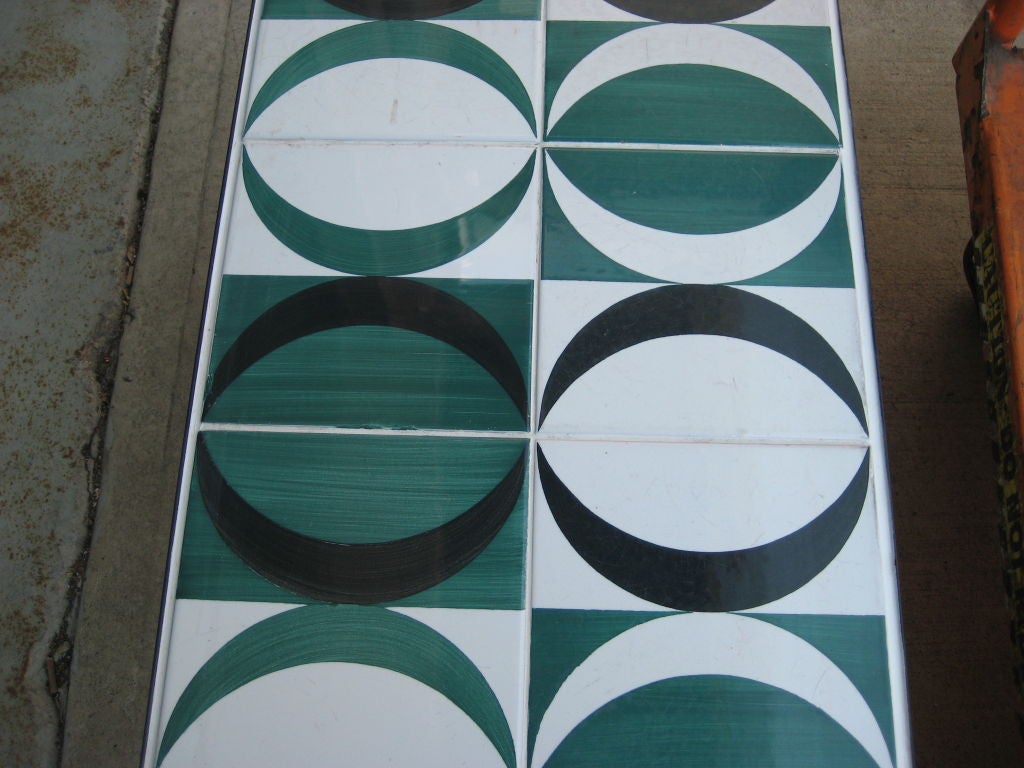 Ceramic Coffee Table with Tiles by Gio Ponti