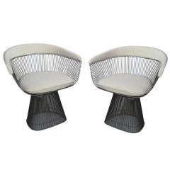 Pair of Warren Platner Arm Chairs for Knoll