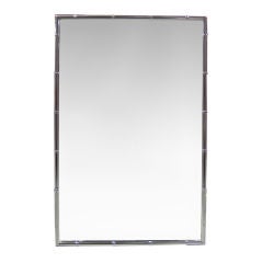 Faux Bamboo Metal Framed Mirror