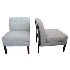 Pair of Vintage Jens Risom Lounge Chairs