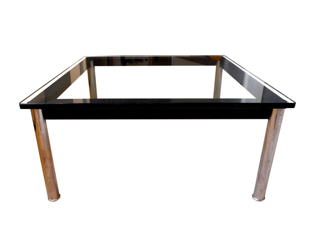 Chrome Coffee Table by Le Corbusier for Cassina