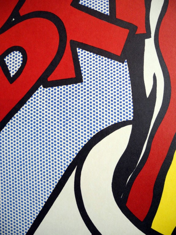 Four Color Offset Lithograph by Pop Artist Roy Lichtenstein, 1964 at ...