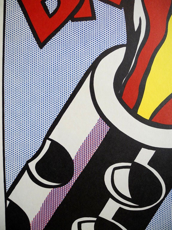 20th Century Four Color Offset Lithograph by Pop Artist Roy Lichtenstein, 1964