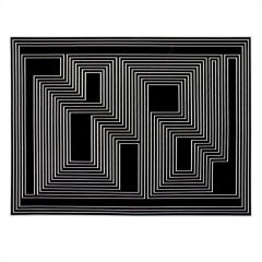 Vintage Screen Print by Josef Albers