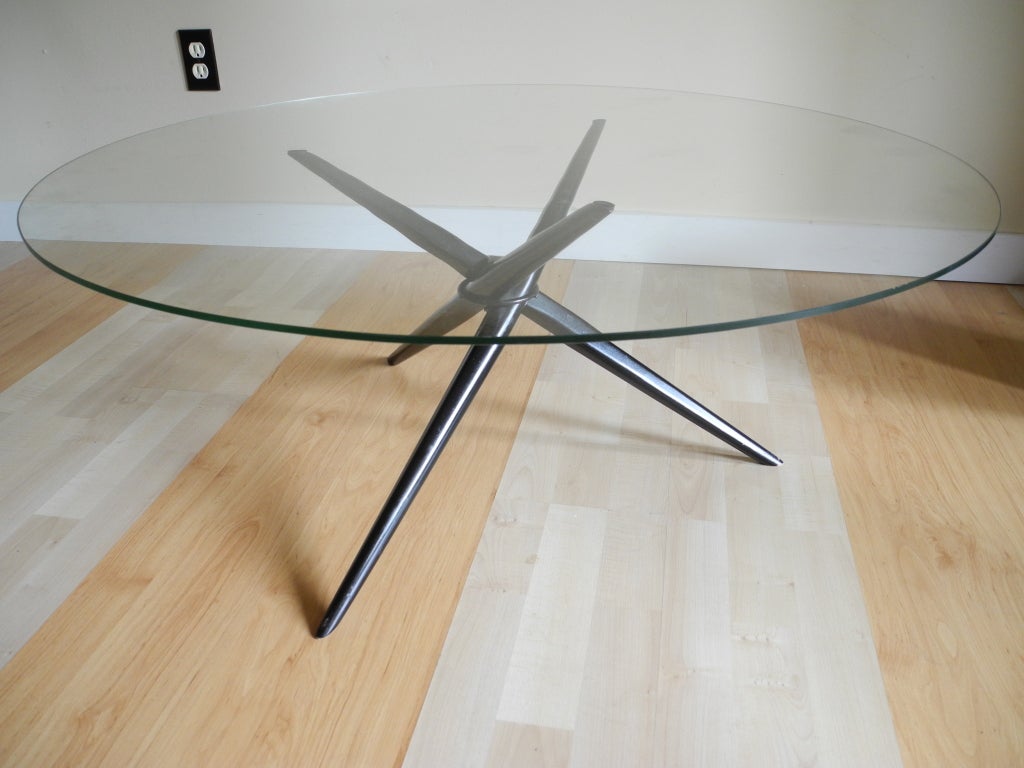 20th Century Glass Coffee Table by Guy Barker for Dennett and Barker