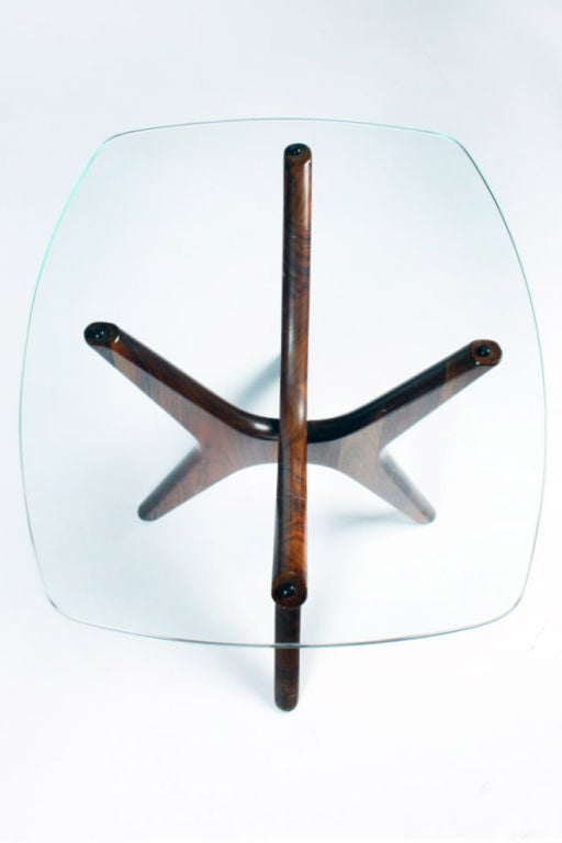Mid-20th Century American Walnut 'Jacks' Lamp Tables by Adrian Pearsall for Craft Associates For Sale
