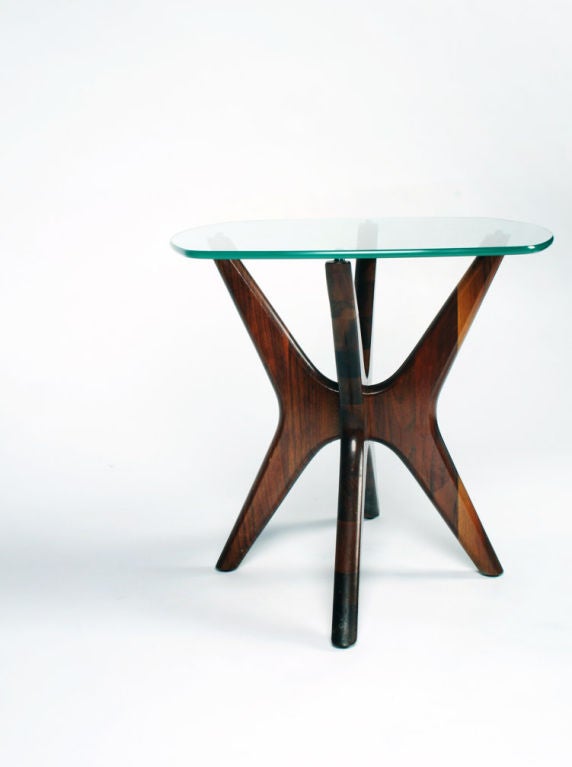 American Walnut 'Jacks' Lamp Tables by Adrian Pearsall for Craft Associates For Sale 1