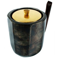Goatskin Ice Bucket by Aldo Tura