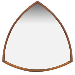 Danish Triangular Rosewood Mirror 12