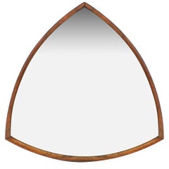 Danish Triangular Rosewood Mirror