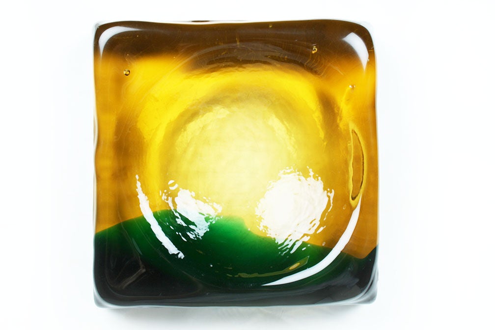 Mid-20th Century Italian Murano Glass Vide Poche For Sale