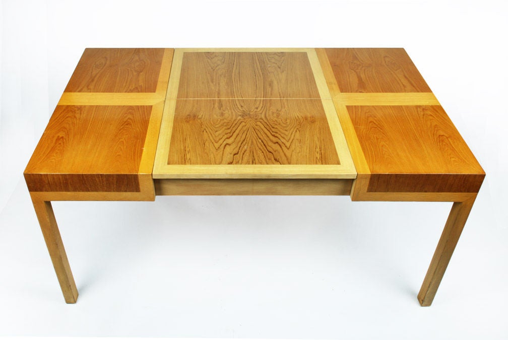 Walnut American Game Dining Table by Johan Tapp for Gumps San Francisco For Sale