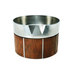 Walnut and Pewter Ashtray by Paul Evans 11