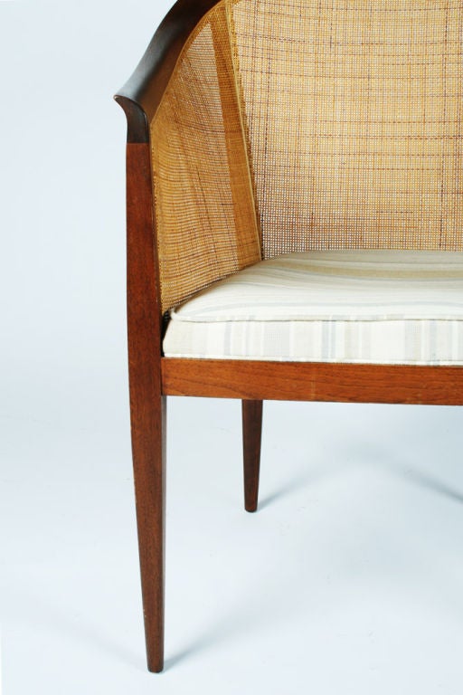 Pair of Cane Backed Armchairs by Kipp Stewart for Directional 2