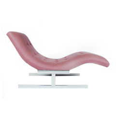 Floating Wave Chaise Longue after Milo Baughman 7