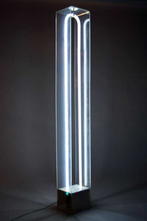 Modern American 'U Tube Light' Neon Sculpture by Christopher Sproat For Sale