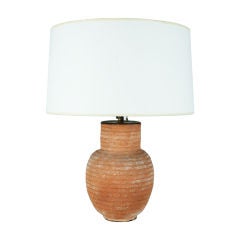 Terra Cotta Table Lamp after Jean-Michel Frank