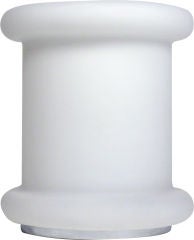 Translucent Glass Spool Pedestal Lamp after Vistosi 5