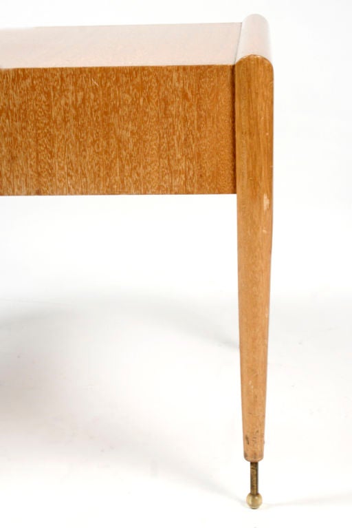 Pair of Mahogany Side Tables by John Keal for Brown Saltman For Sale 1