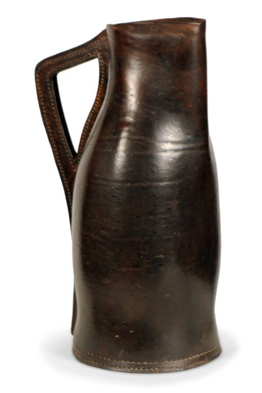leather jug