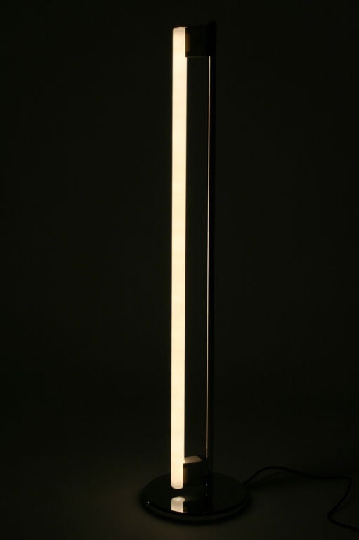 20th Century Fluorescent Tube Floor Lamp by Eileen Gray