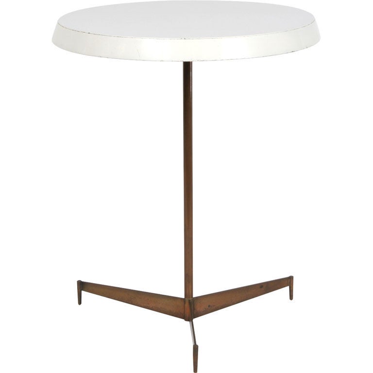 Danish Tripod Cigarette Table For Sale