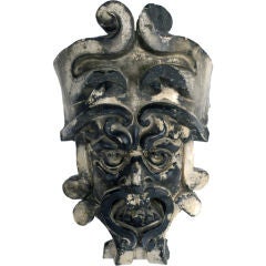Pre-Columbian Style Terra Cotta Mask