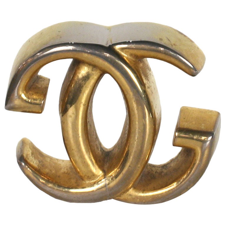 Italian Brass Paperweight by Gucci For Sale