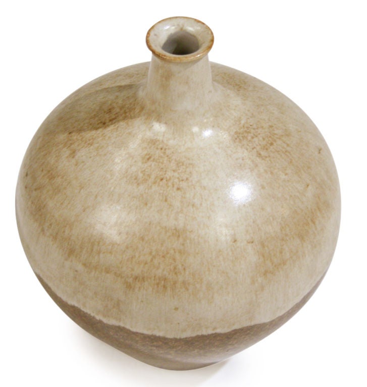 Italian Two-Tone Ceramic Bud Vase by Raymor