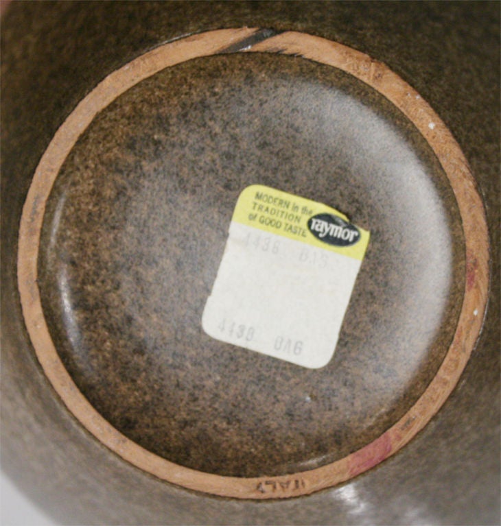 Mid-20th Century Two-Tone Ceramic Bud Vase by Raymor