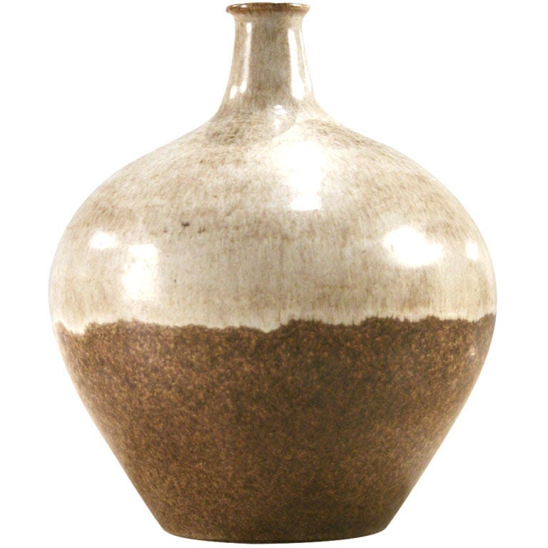 Two-Tone Ceramic Bud Vase by Raymor