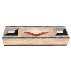 Patterned Stone Jewelry Box by Maitland-Smith