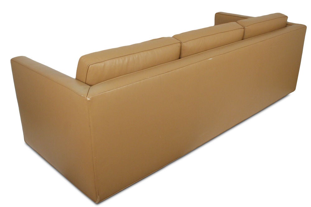 tuxedo sofa leather