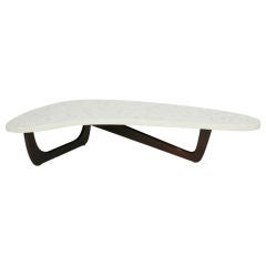 Terrazzo Top Boomerang Cocktail Table by Craft Associates