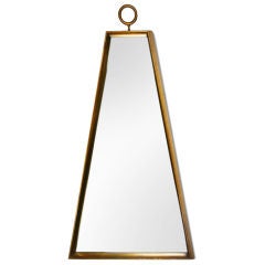 Trapezoidal Gilt Wood Frame Mirror after Tommi Parzinger 12