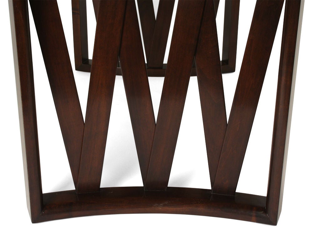 Amerikanischer Esstisch mit Korkplatte von Paul Frankl für Johnson Furniture Co. im Angebot 3