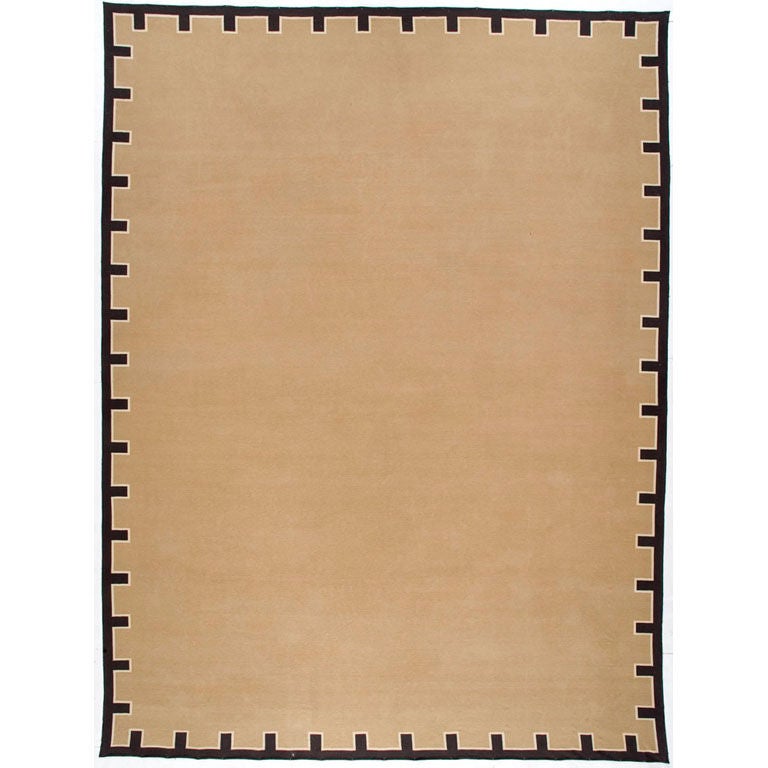 Contemporary Aubusson Weave Rug by Sacco Carpet